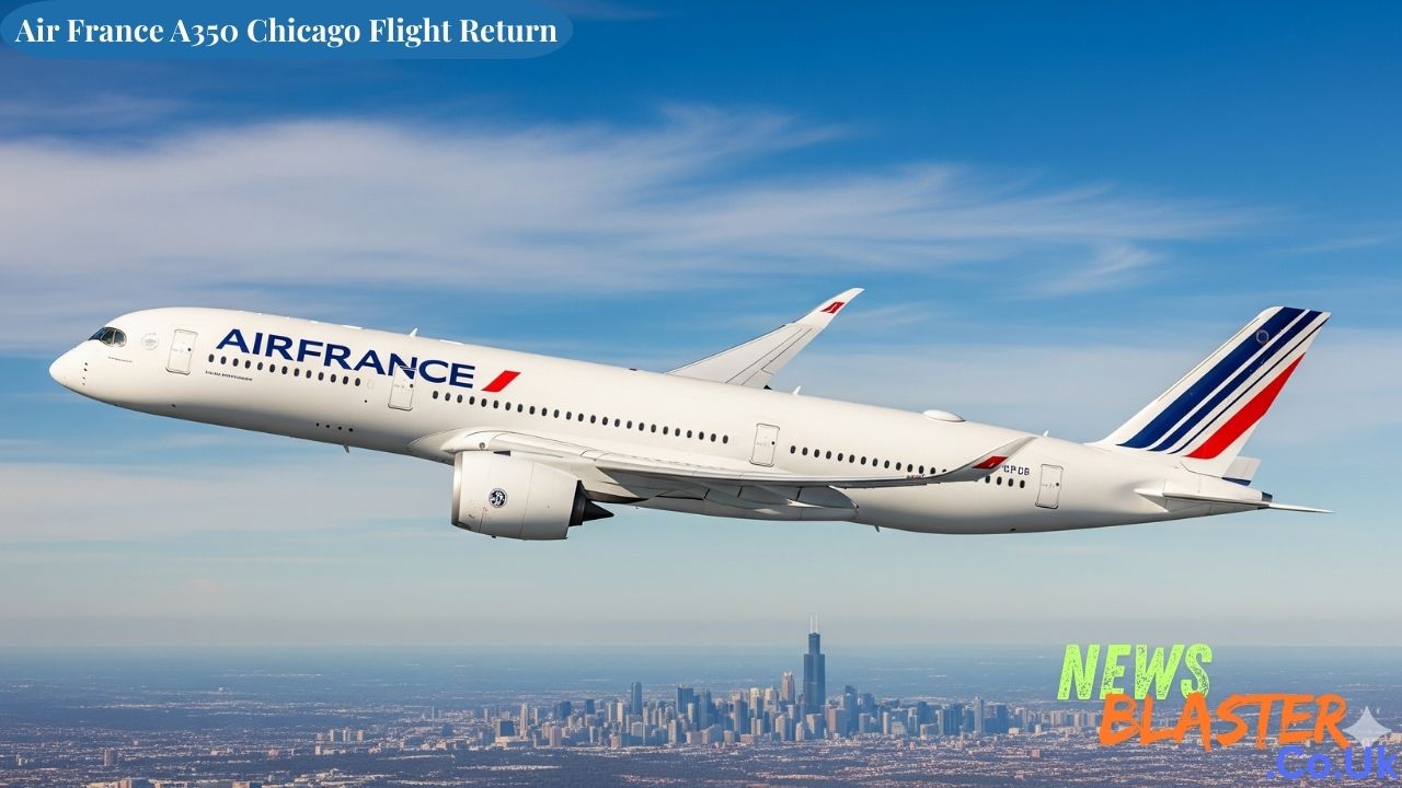 Air France A350 Chicago Flight Return