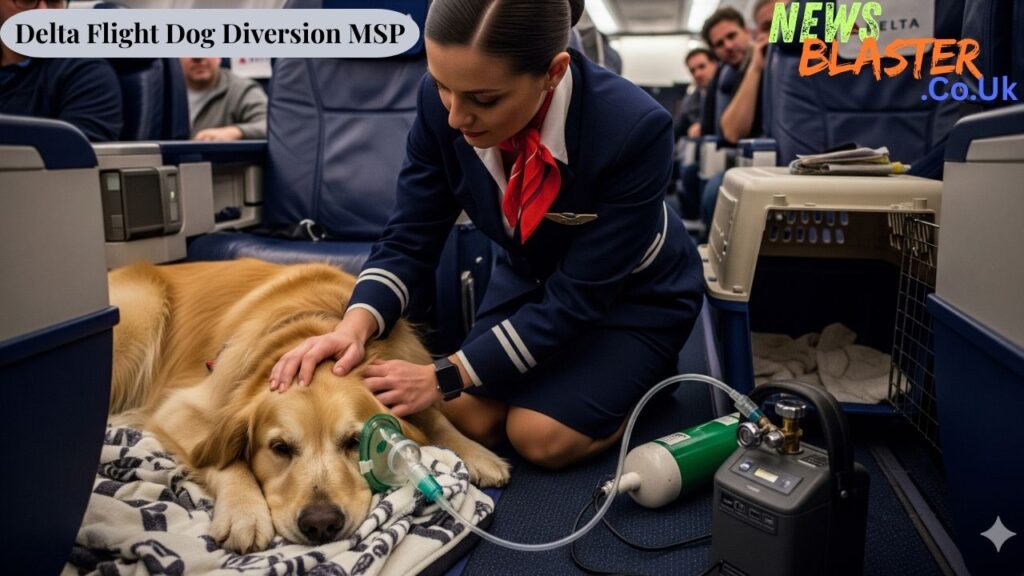 Delta Flight Dog Diversion MSP