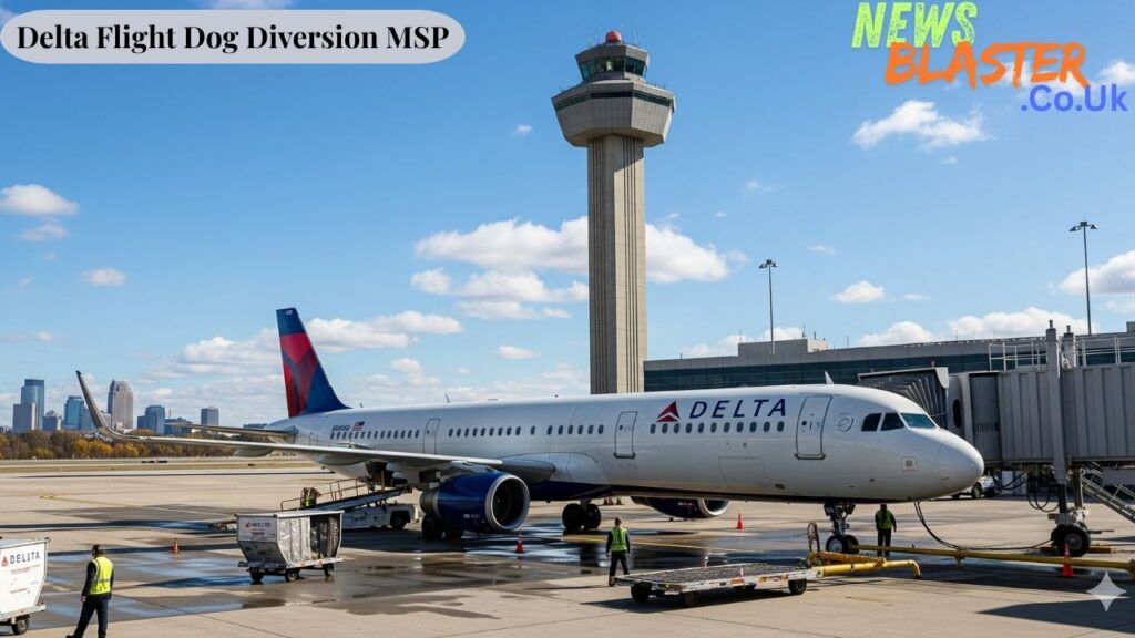 Delta Flight Dog Diversion MSP
